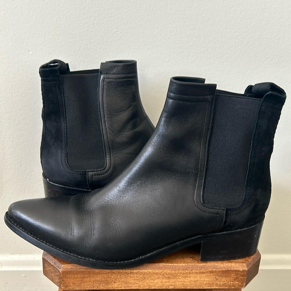 Leather boots